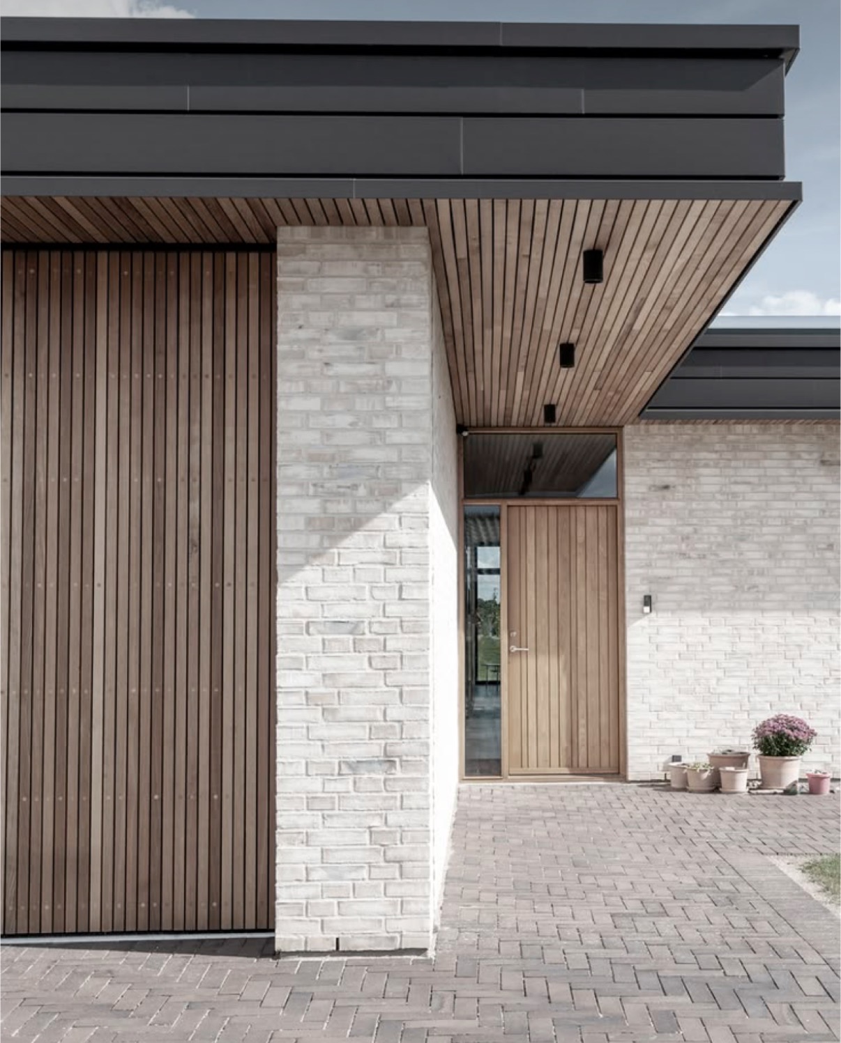 Architectural timber entry